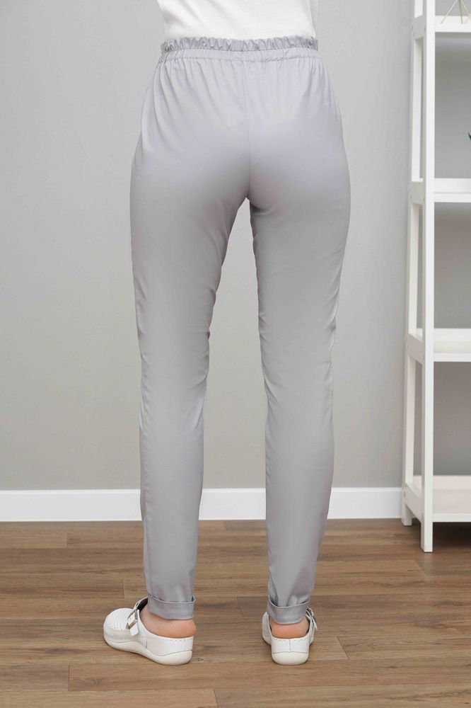 Жіночі медичні штани 606 (Димчастий), Сірий, 42