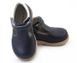Сині ортопедичні туфлі для дівчаток 210-16, Темно-синій, 24