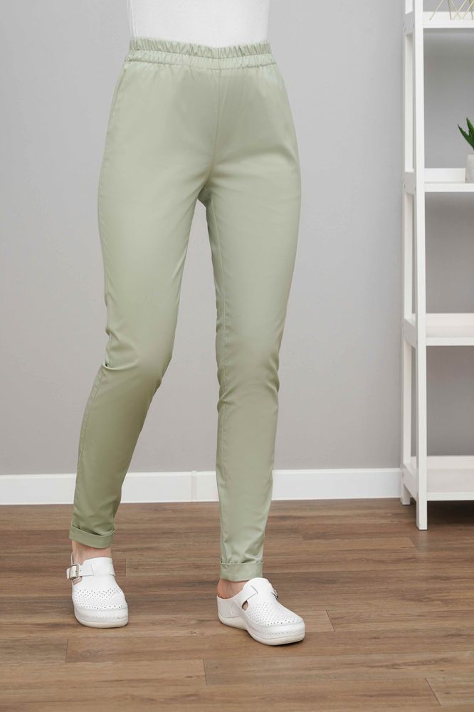 Жіночі медичні штани 606 (Фісташка), Зелений, 42