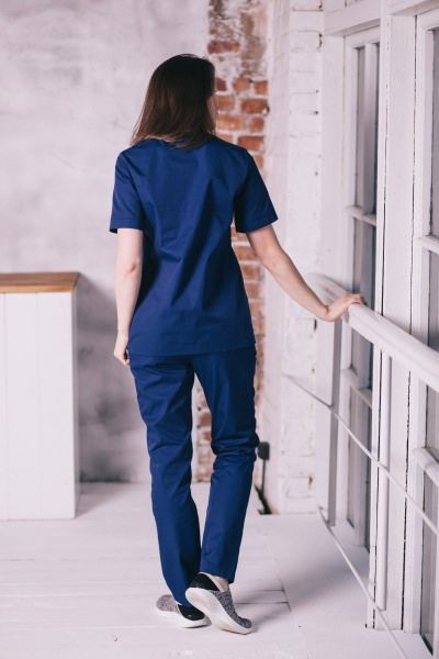 Куртка жіноча медична 203 (Сапфір), Темно-синій, 42
