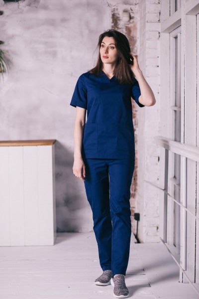 Куртка жіноча медична 203 (Сапфір), Темно-синій, 42