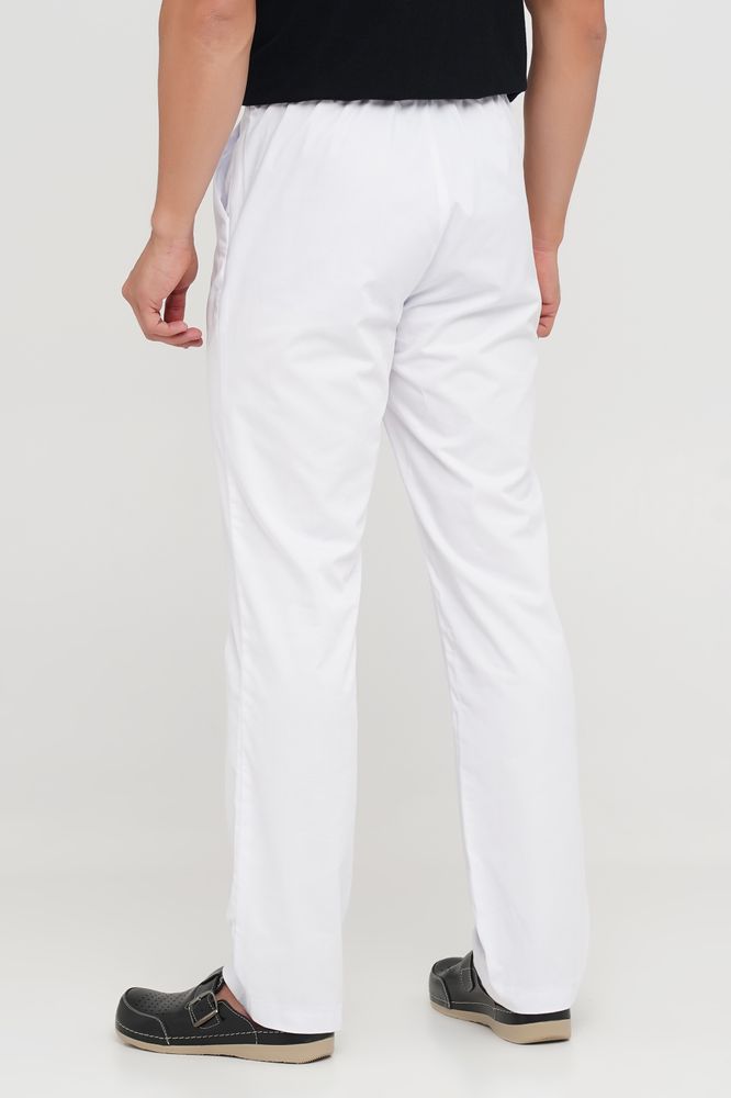 Білі чоловічі медичні брюки 650 кольору сапфір, Синій, 50