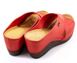 Червоні жіночі анатомічні сабо з відкритим носком Izderi 1003 - УЦІНКА