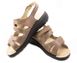 Жіночі сандалі на літо зі шкіри на широку ногу Ampelio 2602