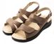 Жіночі коричневі сандалі на широку ногу Ampelio 2602