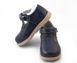 Шкіряні темно-сині ортопедичні туфлі для дитини Ortofina 210-16