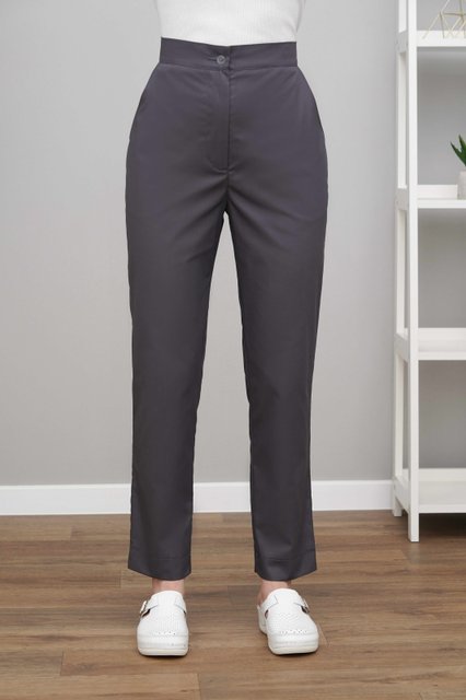 Жіночі медичні штани 605 (Асфальт), Сірий, 42