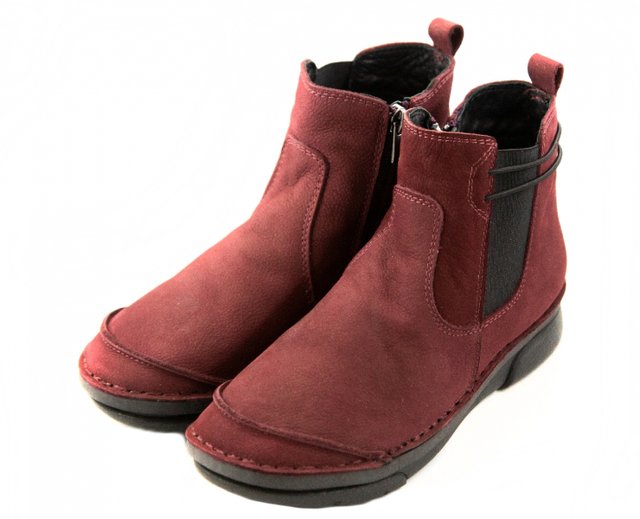 Червоні жіночі ортопедичні черевики Canilh 3734