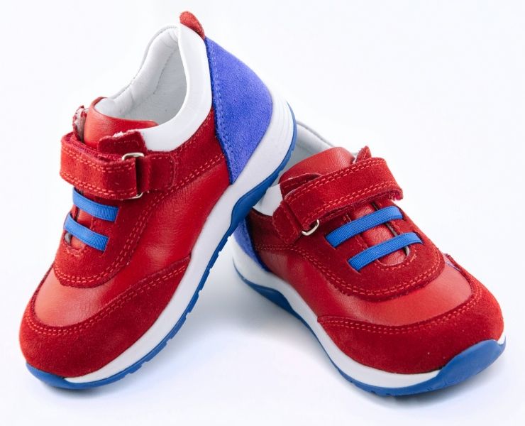 Червоні кросівки для дитини з ортопедичними властивостями Ortofina 104-05