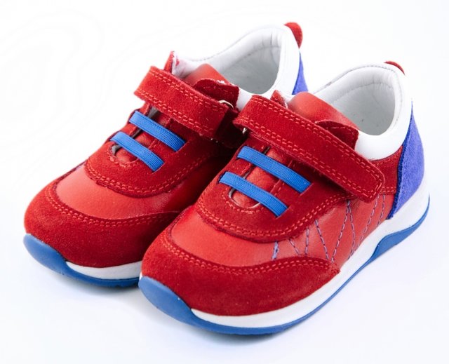 Червоні ортопедичні кросівки для дитини Ortofina 104-05 - , Червоний колір