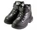 Зимові ортопедичні черевики для дітей чорного кольору з натуральної шкіри Ortofina 02-03, Чорний, 26