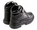Зимові ортопедичні черевики для дітей чорного кольору з натуральної шкіри Ortofina 02-03, Чорний, 26