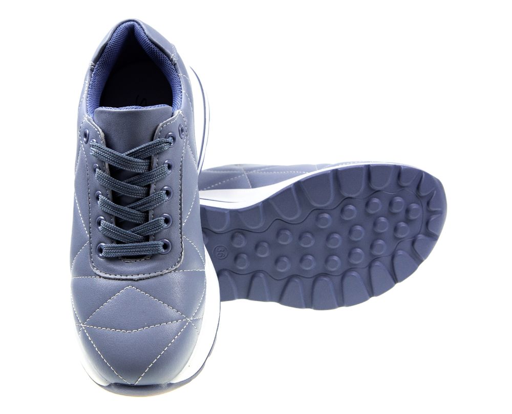 Жіночі кросівки сіро-блакитного кольору Sabine 5188 - Для роботи на ногах, Синій колір