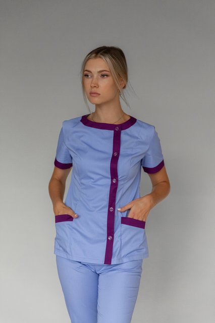 Куртка жіноча медична 201 (Ліловий-фіолет), Ліловий, 42