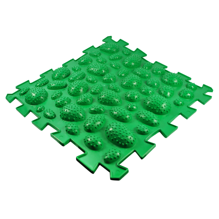 Ортопедичний масажний килимок Ортек їжаки зелений