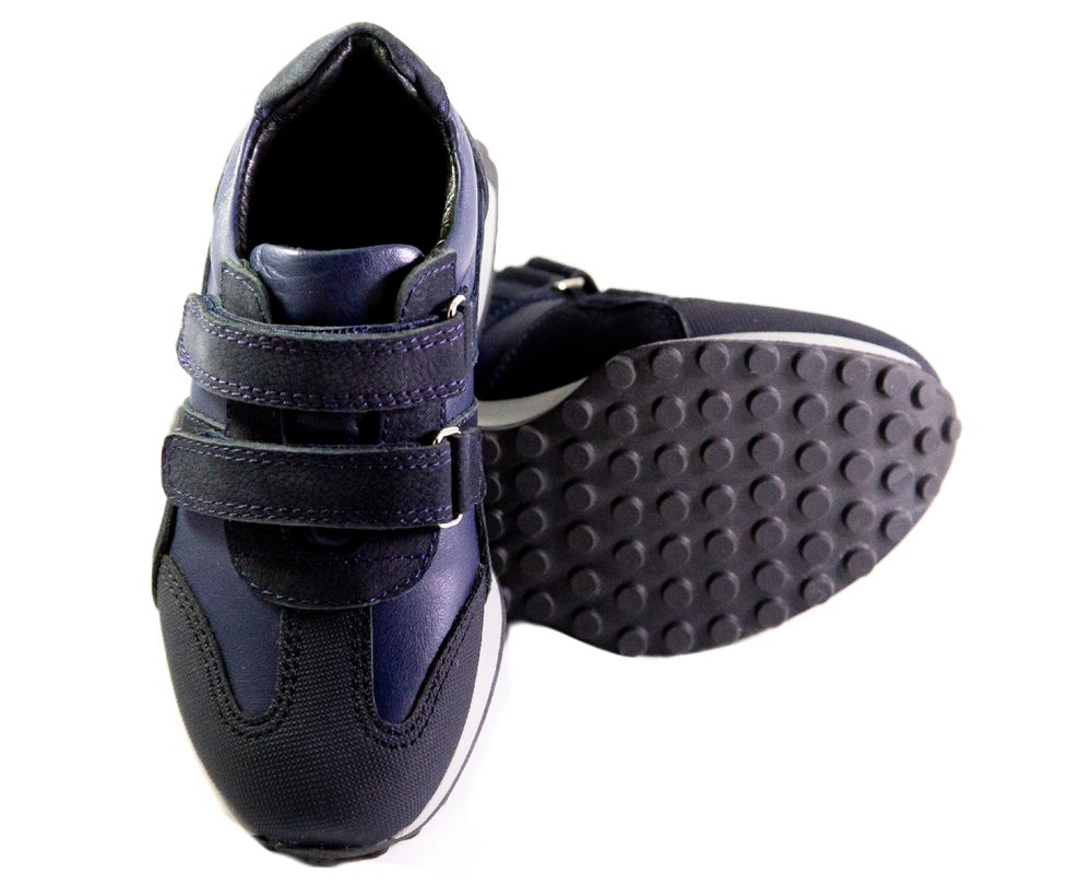 Дитячі ортопедичні кросівки темно-синього кольору Ortofina 17-06 - Для профілактики і лікування плоскостопості, Темно-синій колір