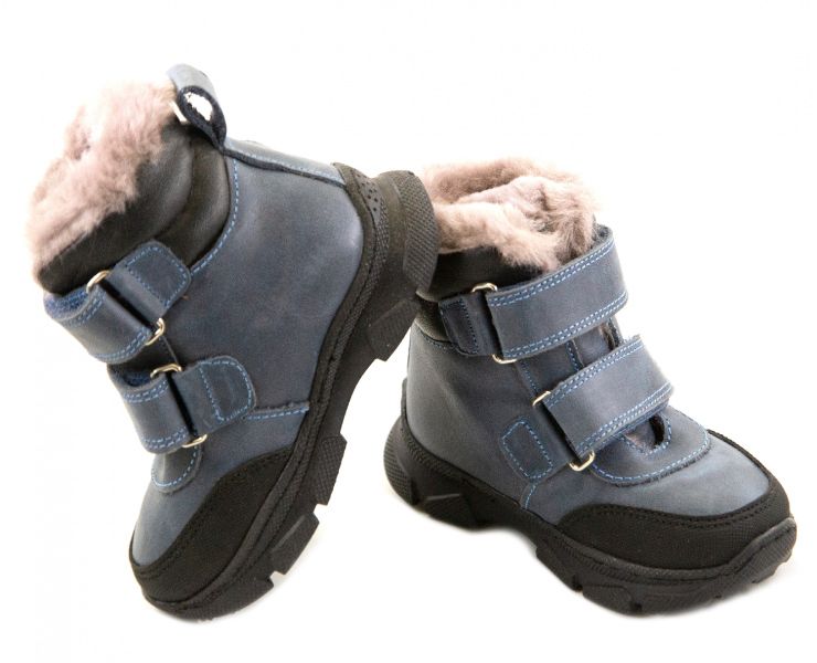 Дитячі ортопедичні зимові черевики з натуральної шкіри Ortofina 364-06 з 23 по 30 розмір
