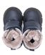 Сині дитячі ортопедичні зимові черевики шкіряні на липучках Ortofina 373-03