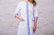Білий приталений жіночий медичний халат для лікаря