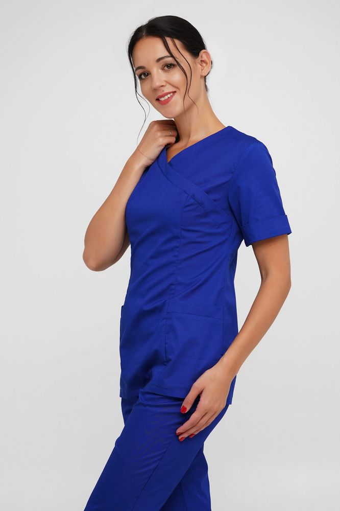 Куртка жіноча медична 206 (Роял блу), Синій, 42