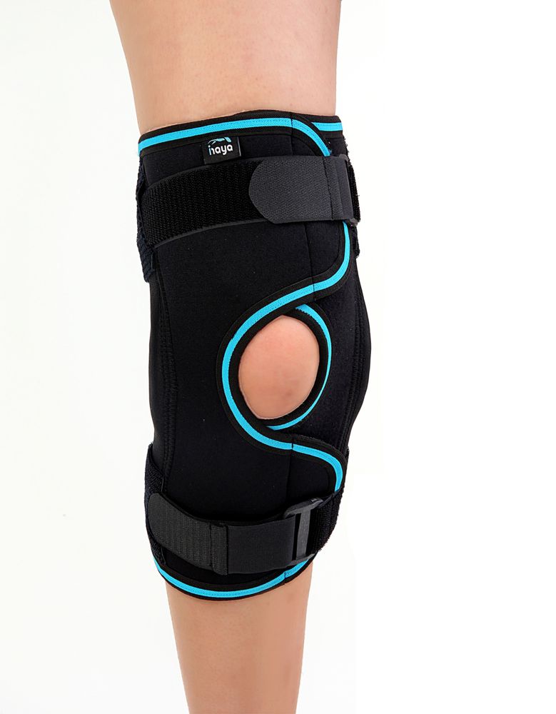 Бандаж на колінний суглоб неопреновий роз'ємний з шарнірами Inaya 2116