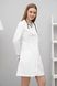 Жіночий медичний халат 105-2 (Фіолетовий), Білий, 42