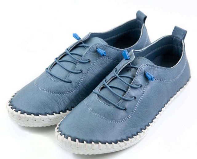 Сині жіночі ортопедичні туфлі Izderi 760 - УЦІНКА