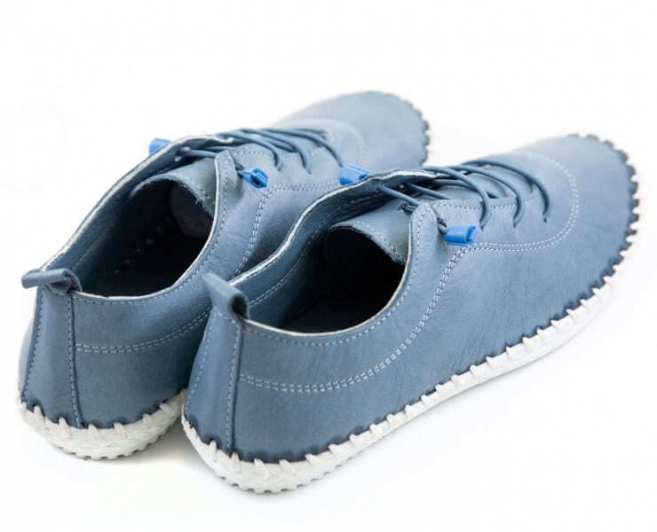 Сині жіночі ортопедичні туфлі Izderi 760 - УЦІНКА